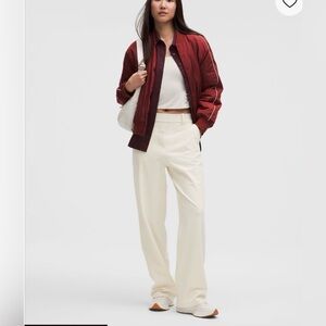 Daydrift light ivory medium straight leg trouser